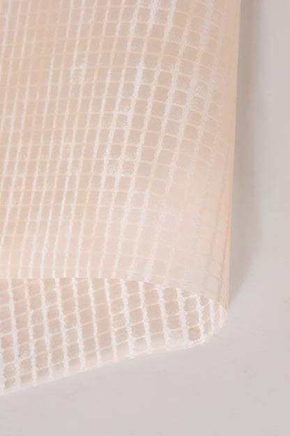 22.5" Flower Wrap Paper Peach Pkg/15