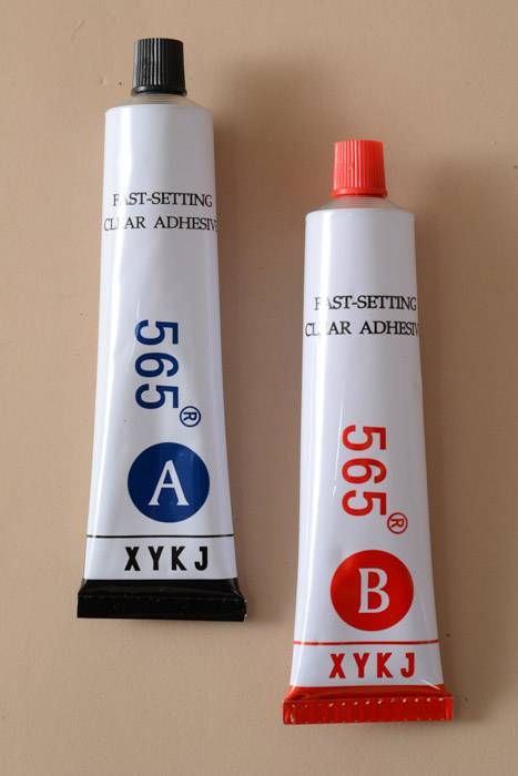 Fast Setting Adhesive Clear Pkg/2