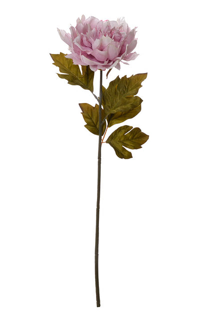 24" Silk Peony Spray Light Lavender