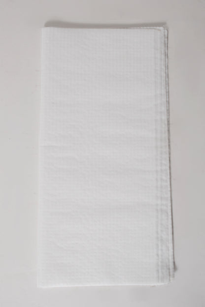 22.5" Flower Wrap Paper White Pkg/15