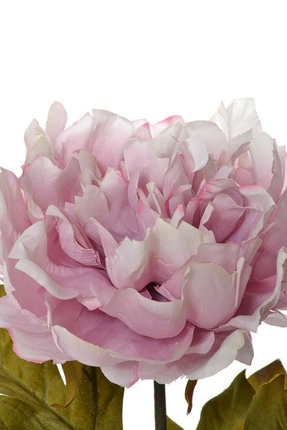 24" Silk Peony Spray Light Lavender