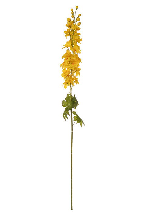 47.25&quot; Silk Delphinium Spray Yellow
