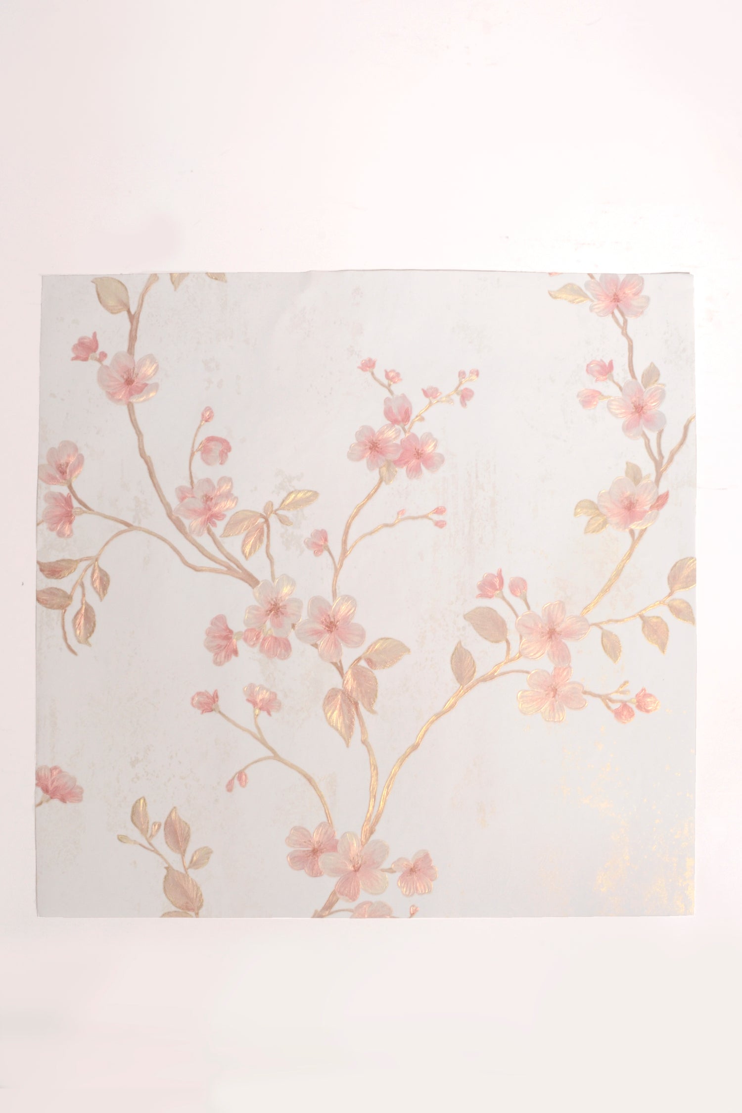 21" x 21" Flower Packaging Paper White Pkg/10