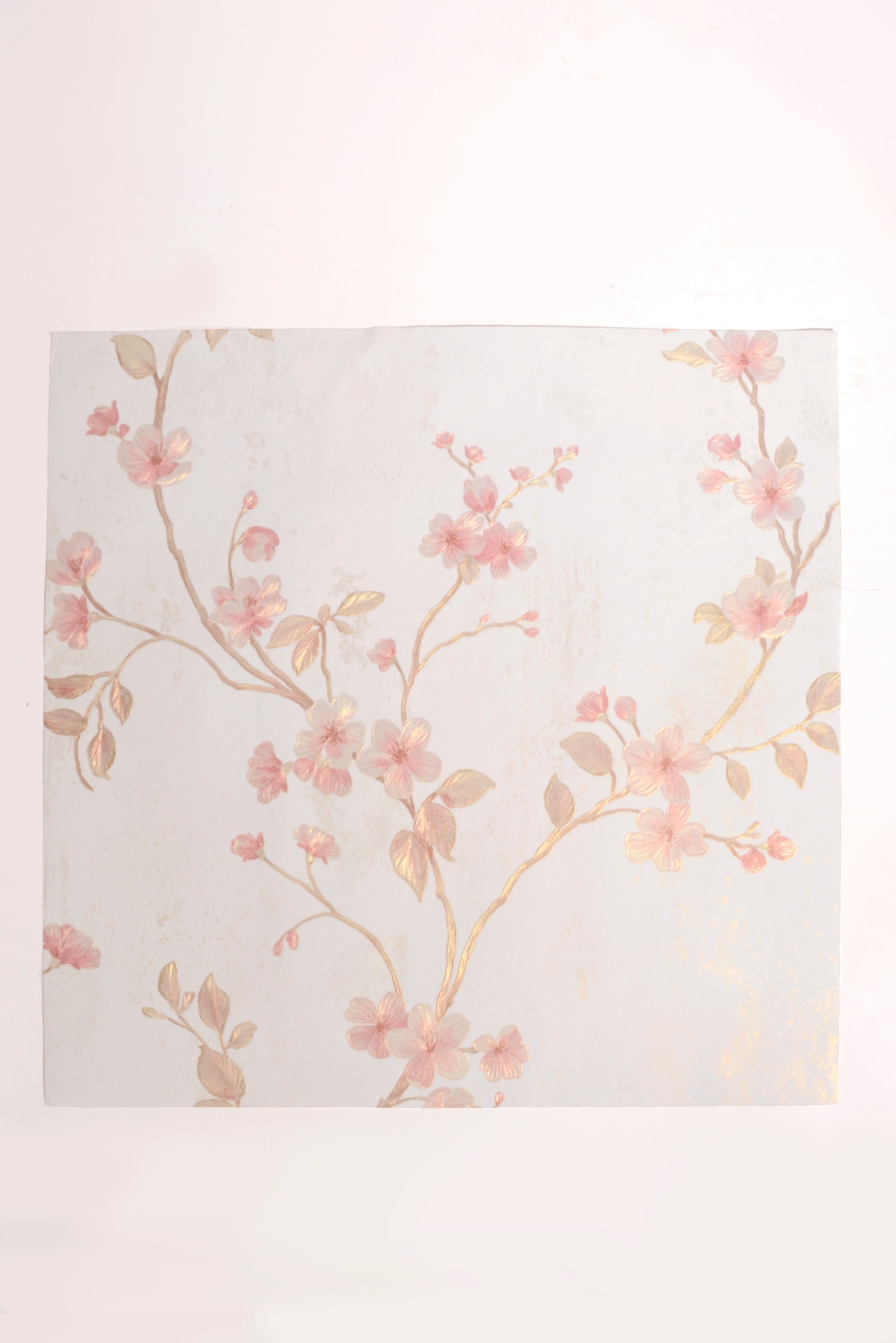 21" x 21" Flower Packaging Paper White Pkg/10