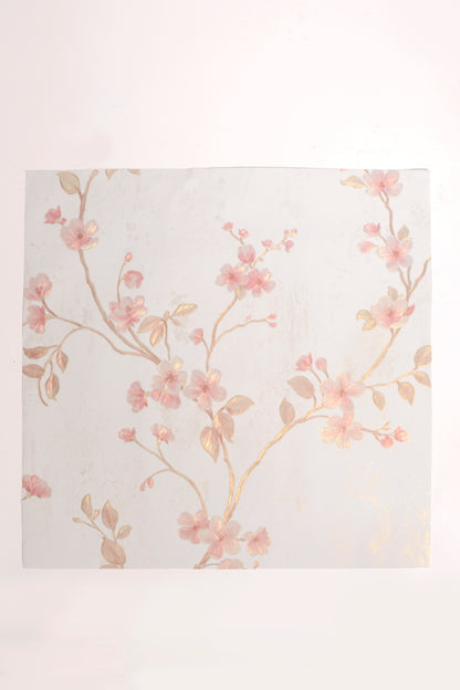 21" x 21" Flower Packaging Paper White Pkg/10