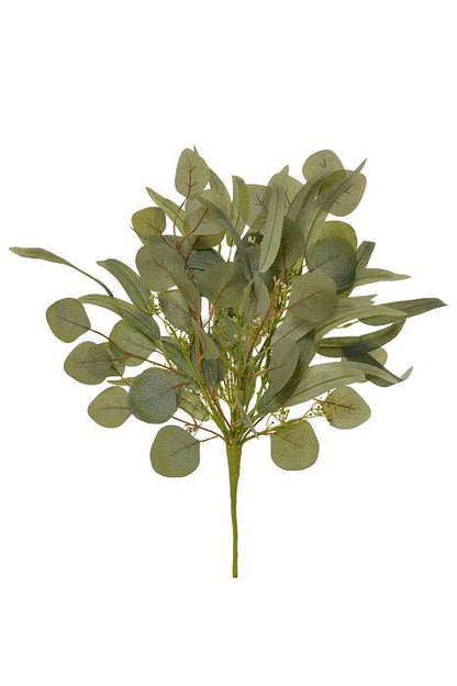 20" Willow Eucalyptus Bush Green