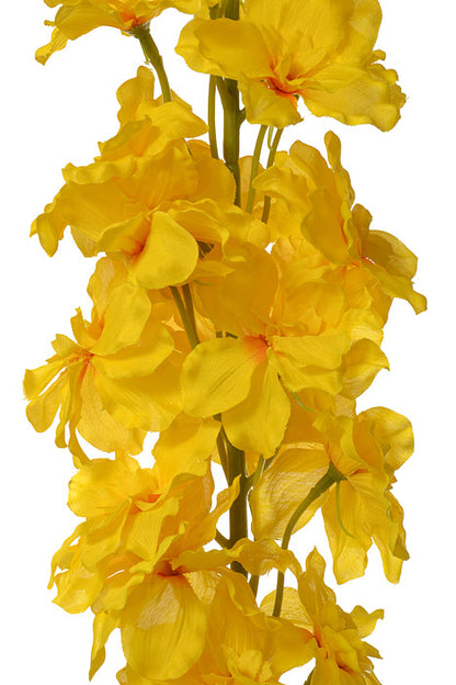 47.25&quot; Silk Delphinium Spray Yellow