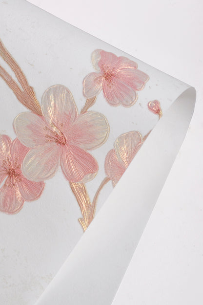 21" x 21" Flower Packaging Paper White Pkg/10