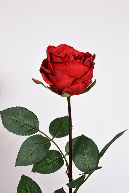 29" Silk Rose Bud Red