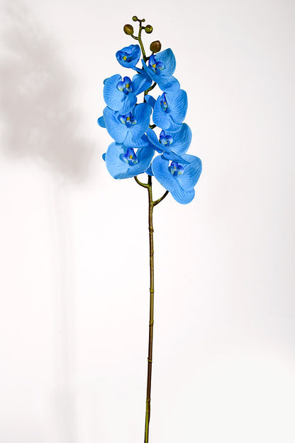 39.5" Silk Phalaenopsis Spray Blue