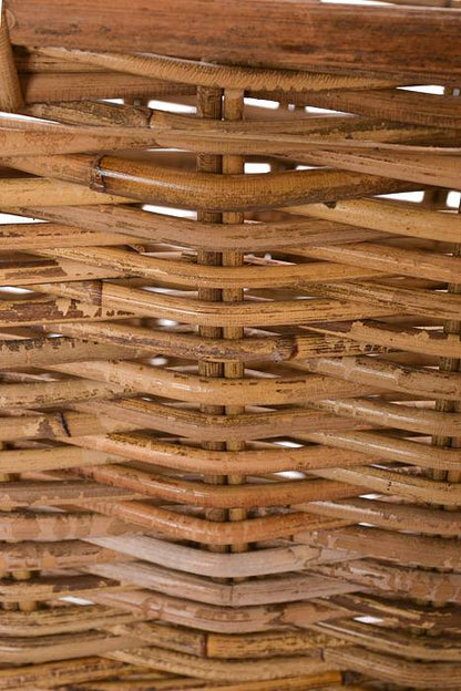 22" Rectangular Grey Natural Brown