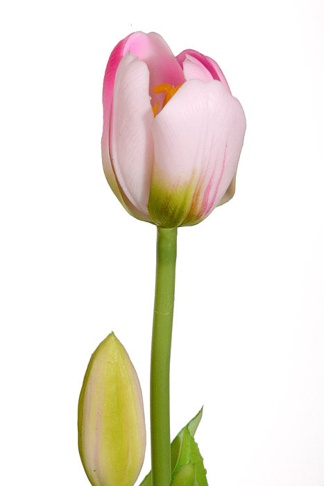15.75" Artificial Tulip Bundle Light Pink