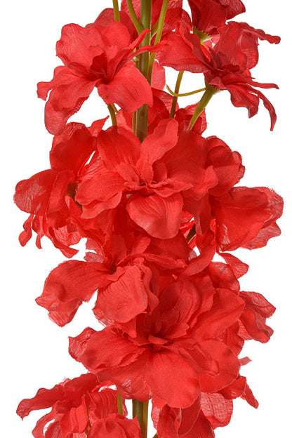 47.25&quot; Silk Delphinium Spray Red