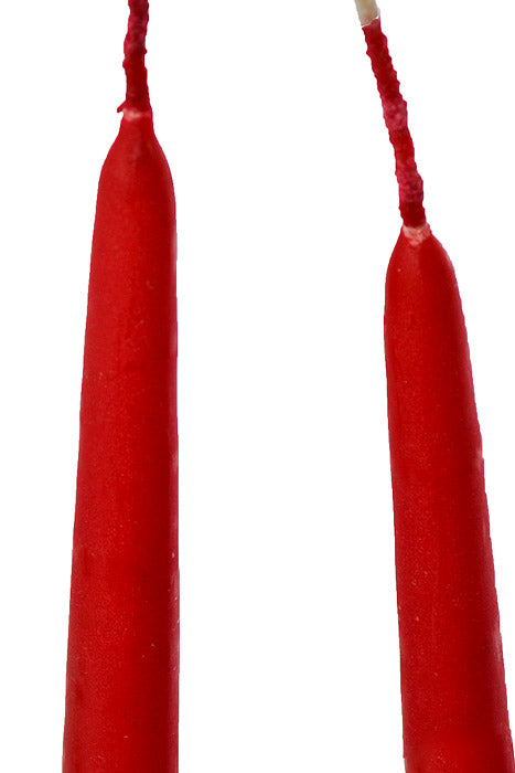 5" Joined Wick Candle Pkg/12 Red