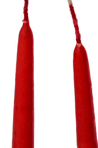 5" Joined Wick Candle Pkg/12 Red