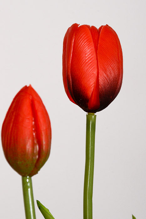 15.75" Artificial Tulip Bundle Red
