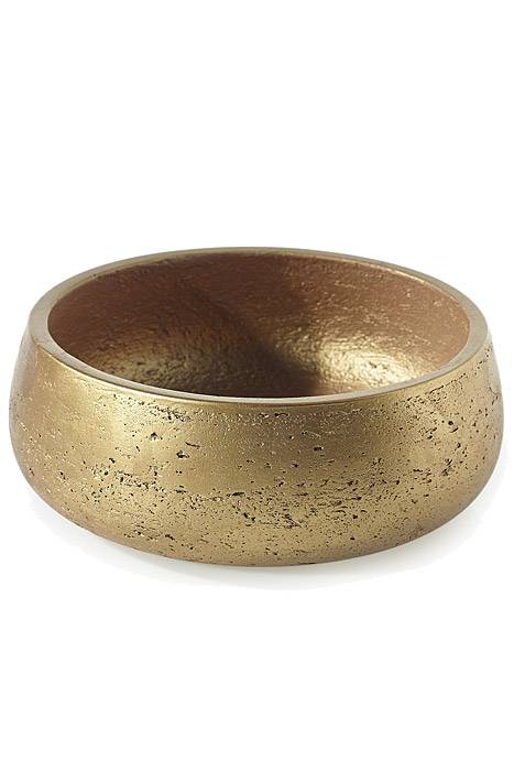 9.5" X 3.5" Mecca Bowl Gold