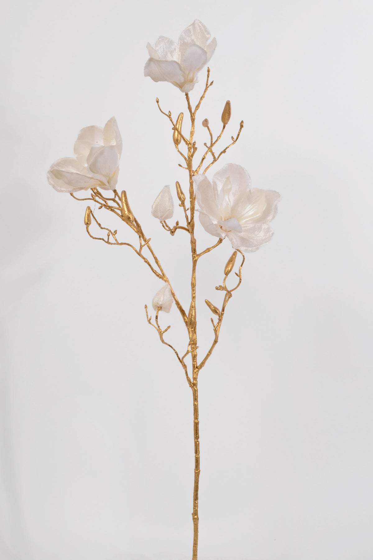 35" Velvet Magnolia Spray Cream