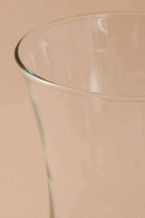 8&quot; Gathering Glass Vase Clear