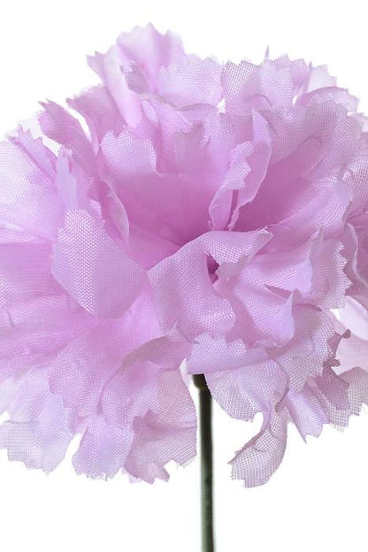 7" Silk Carnation Pick Violet Pkg/100