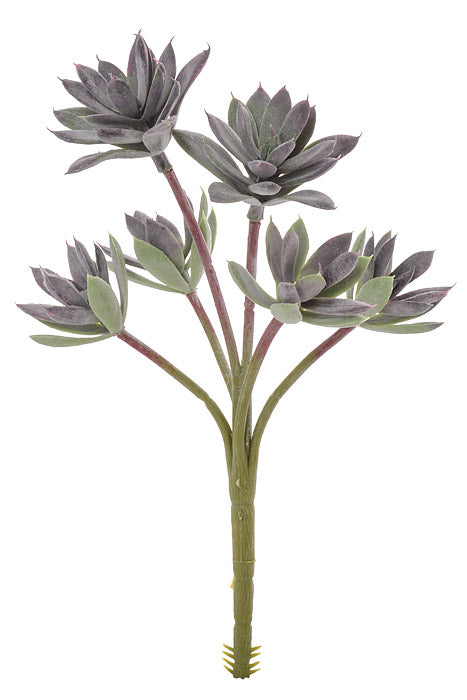 11" Plastic Sedum Stem Green/Frosted