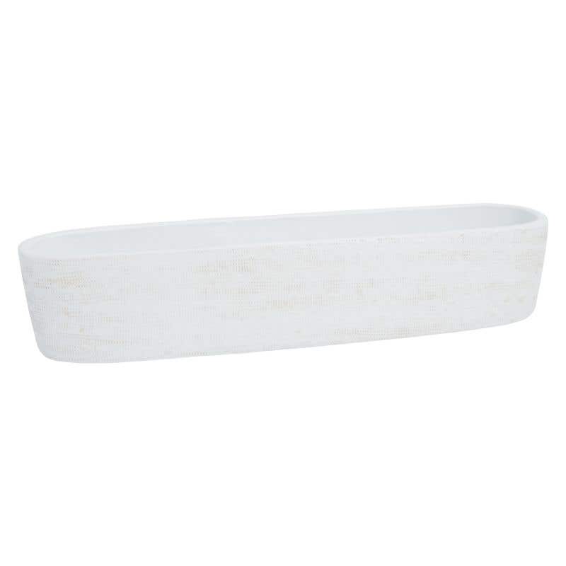 23.5" X 4.75" X 4.75" Gateway Planter White