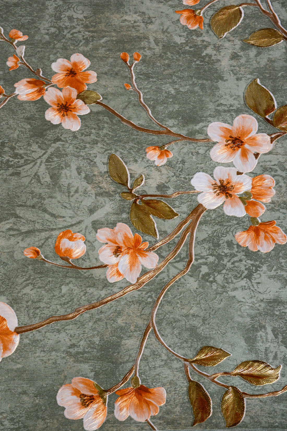 21" x 21" Flower Packaging Paper Green Pkg/10