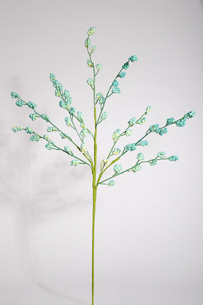 26" Artificial Mini Berry Spray Blue