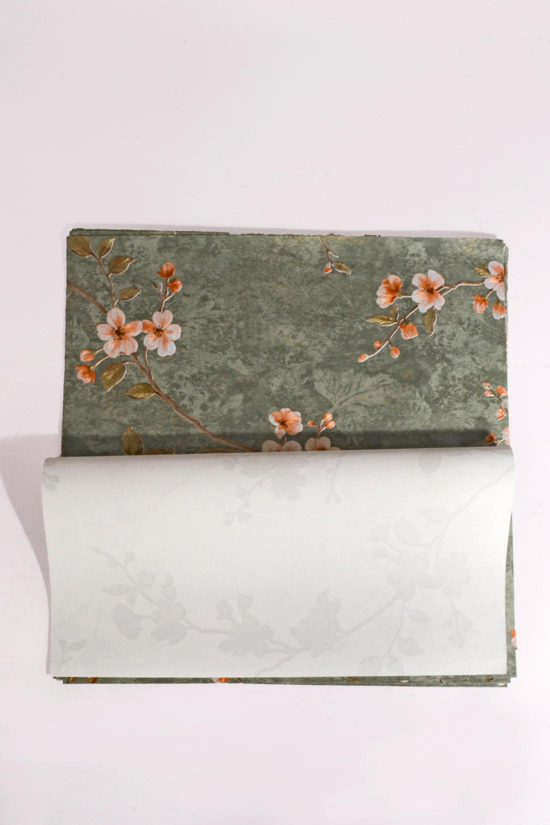 21" x 21" Flower Packaging Paper Green Pkg/10