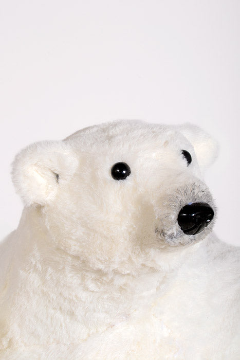 30" x 20" Bear W/Baby Bear White