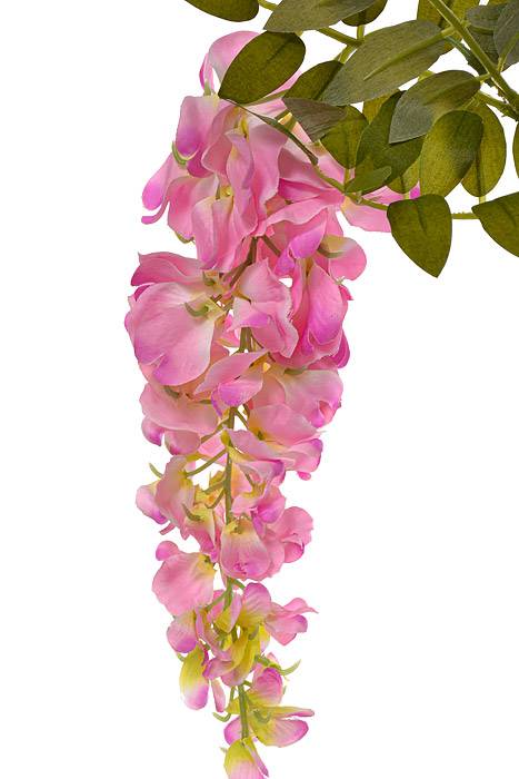 41" Silk Wisteria Spray Pink
