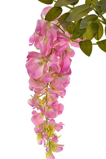 41" Silk Wisteria Spray Pink