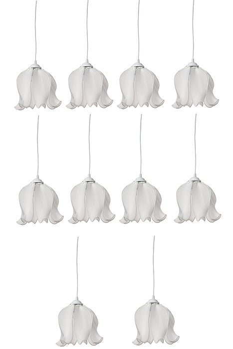 Hanging Flower Lamp Set/10