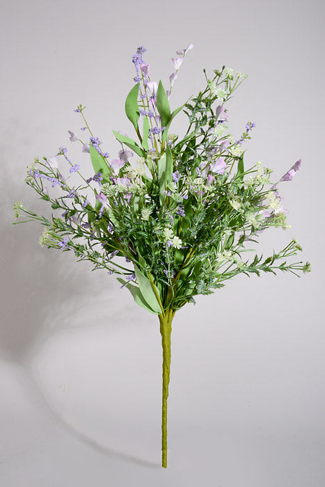 19" Artificial Mixed Filler Bush Lavender