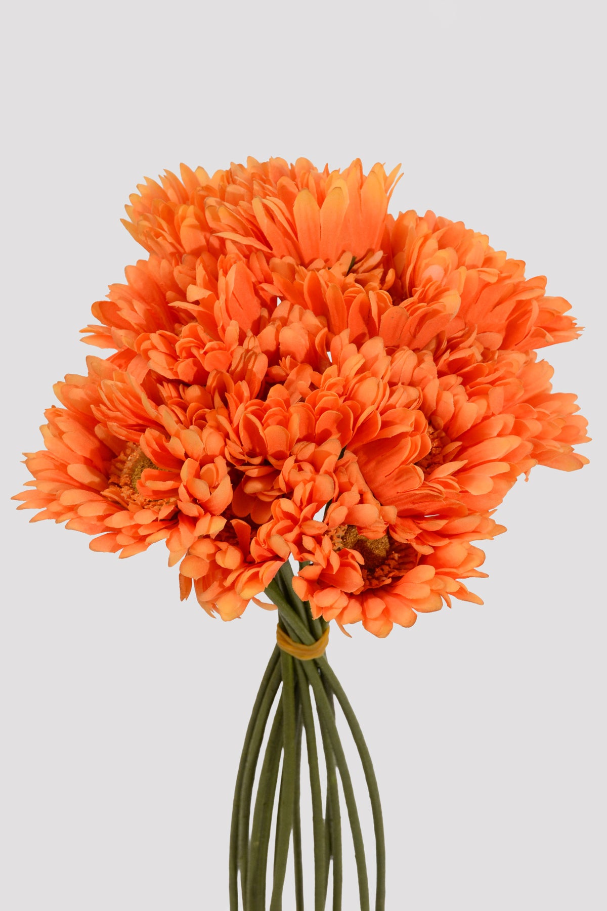21" Silk Medium Gerber Daisy Spray Orange Pkg/12