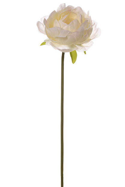 19" Silk Peony Spray Cream/Blush