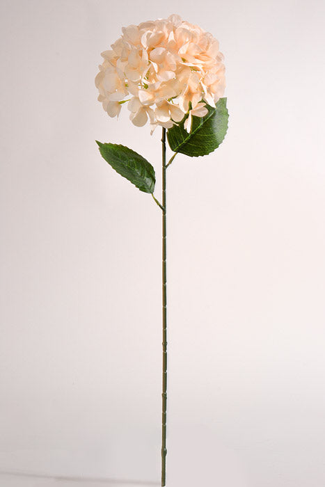 28" Silk Hydrangea Spray Cream