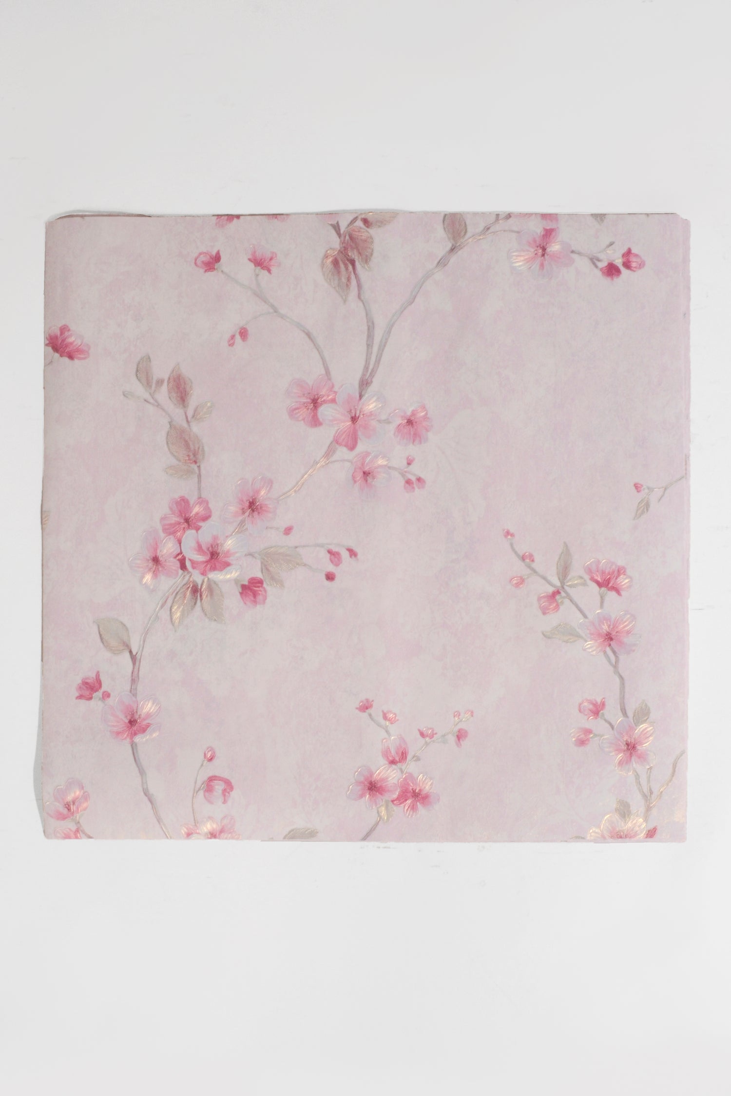 21" x 21" Flower Packaging Paper Light Pink Pkg/10