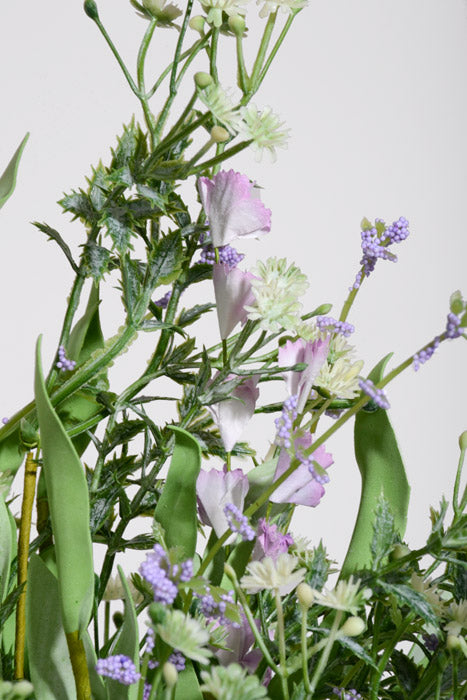 19" Artificial Mixed Filler Bush Lavender