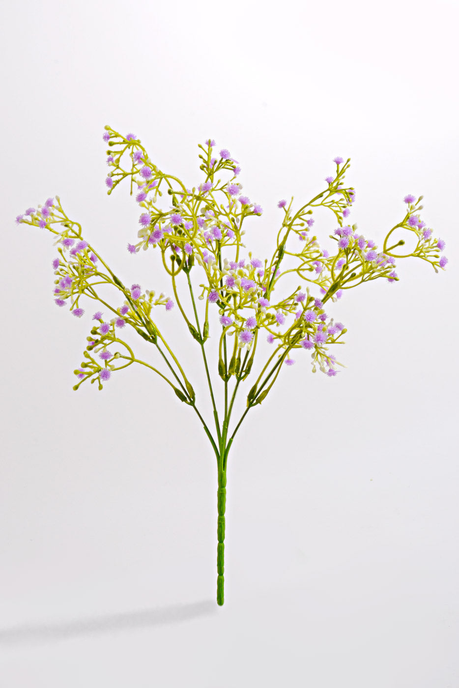 13.75" Artificial Baby Breath Bush Lavender