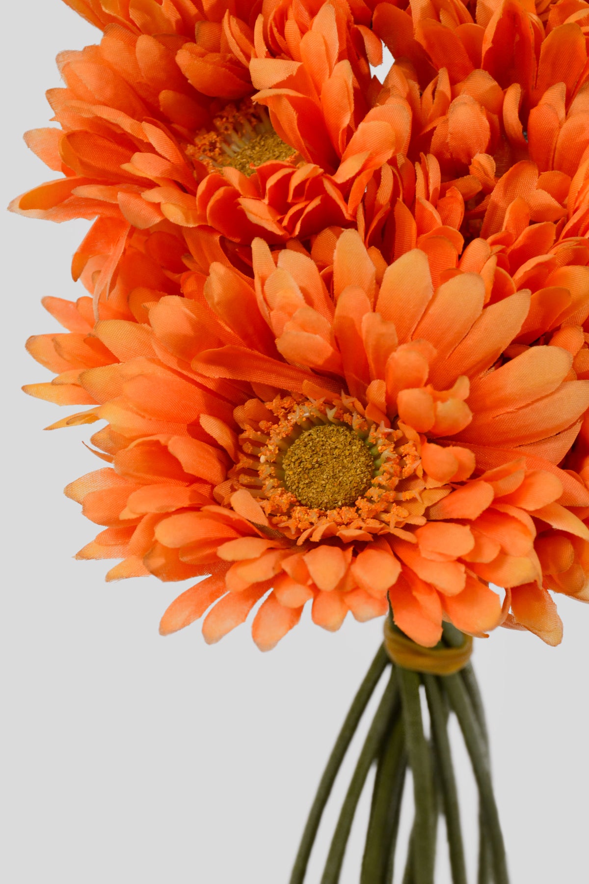 21" Silk Medium Gerber Daisy Spray Orange Pkg/12