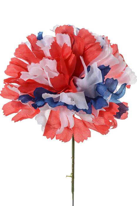 7" Carnation Pick Tricolor Pkg/100
