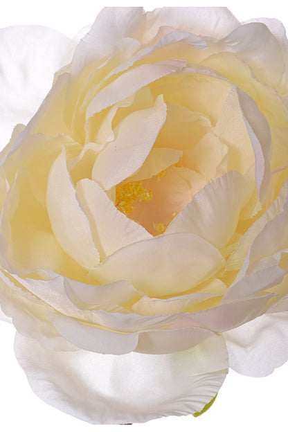 19" Silk Peony Spray Cream/Blush