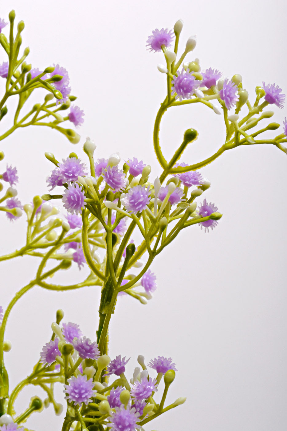 13.75" Artificial Baby Breath Bush Lavender