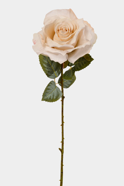 24" Silk Rose Spray Cream