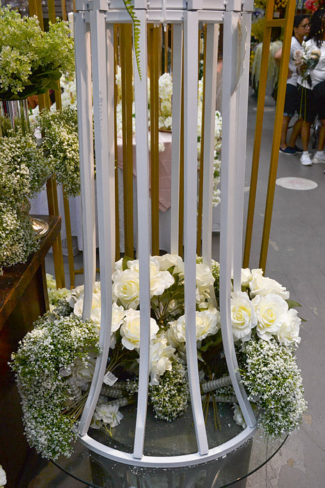 11Ft Metal Tree White