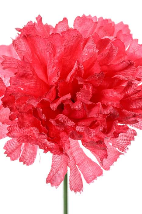 7" Silk Carnation Pick Fuchsia Pkg/100