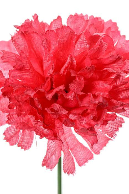 7" Silk Carnation Pick Fuchsia Pkg/100