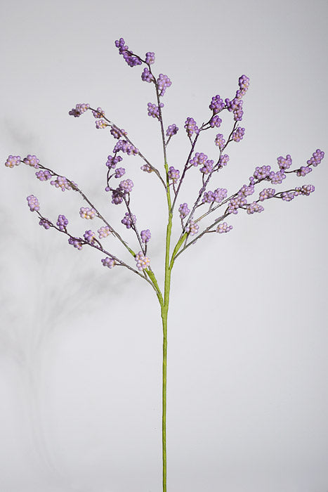 26" Artificial Mini Berry Spray Purple