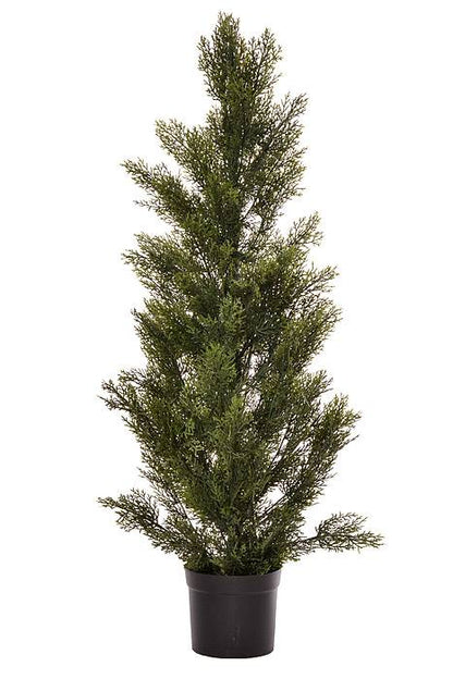 45" Cedar Topiary in a Pot Green